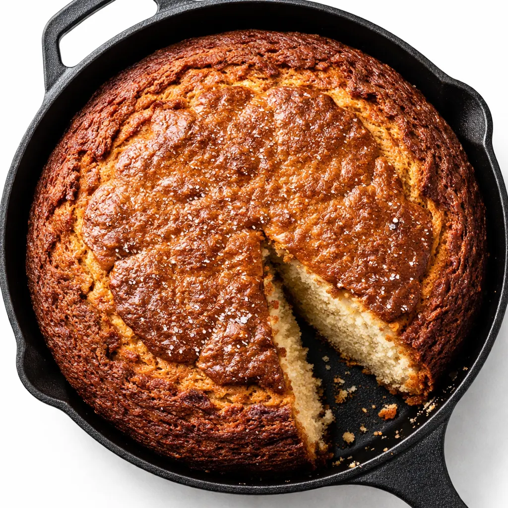 Pouring rich brown butter batter onto hot grill grates for a smoky, tender brown butter grilling cake.