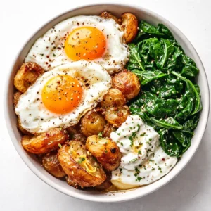 Crispy smashed potato breakfast bowls featuring golden brown smashed potatoes with crispy edges, tender interior, and vibrant toppings.
