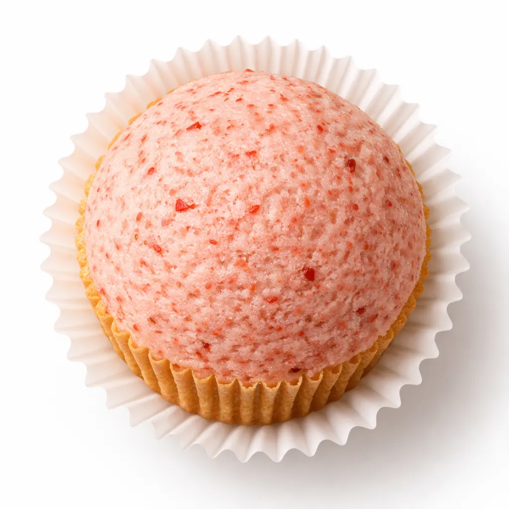 Reduced strawberry puree simmering in a saucepan, deep red and glossy, for naturally flavorful cupcakes.